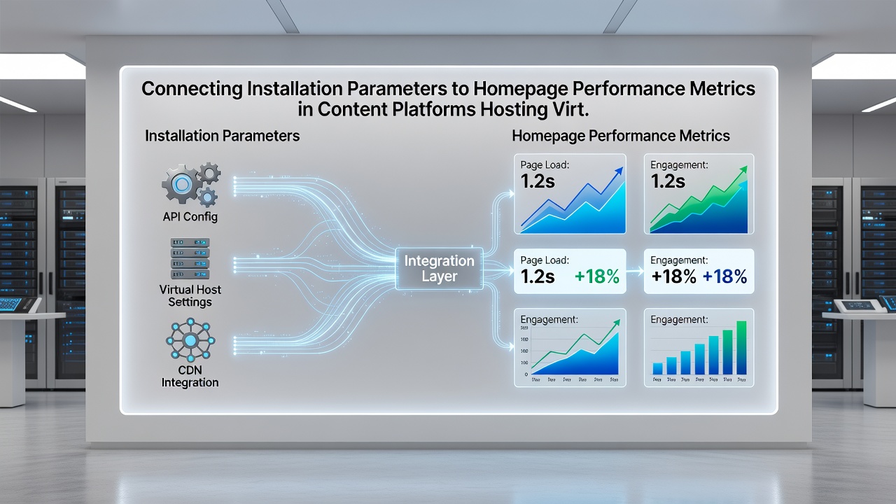 Chart illustrating performance metric improvements after installation parameter adjustments in virtual gaming platforms